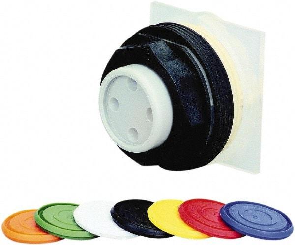 Schneider Electric - 30mm Mount Hole, Extended Straight, Pushbutton Switch - Round, Momentary (MO) - USA Tool & Supply