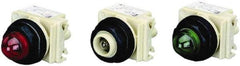 Schneider Electric - 110 VAC at 50/60 Hz via Transformer, 120 VAC at 50/60 Hz via Transformer Indicating Light - Round Lens, Screw Clamp Connector, Corrosion Resistant, Dust Resistant, Oil Resistant - USA Tool & Supply