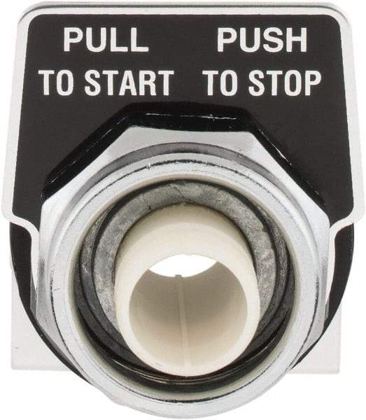 Schneider Electric - 30mm Mount Hole, Extended Straight, Pushbutton Switch Only - Maintained (MA) - USA Tool & Supply