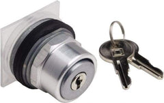 Schneider Electric - 30mm Mount Hole, Extended Straight, Pushbutton Switch Only - Round, Weatherproof, Dust and Oil Resistant - USA Tool & Supply
