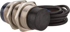 Telemecanique Sensors - NPN, PNP, 22mm Detection, Cylinder, Inductive Proximity Sensor - 2 Wires, IP68, IP69, 24 to 240 VAC/VDC, M30x1.5 Thread, 63mm Long - USA Tool & Supply