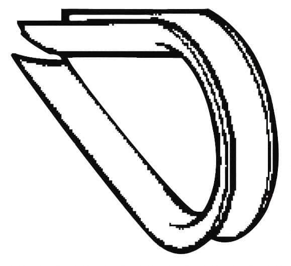 Telemecanique Sensors - 2 Inch Long, Limit Switch Cable End Protector - For Use with Preventa XY2 - USA Tool & Supply