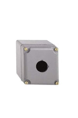 Schneider Electric - 1 Hole, 30mm Hole Diameter, Aluminum Pushbutton Switch Enclosure - 1, 3, 4, 6, 12, 13 NEMA Rated - USA Tool & Supply
