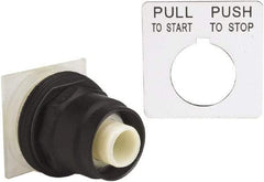 Schneider Electric - 30mm Mount Hole, Extended Straight, Pushbutton Switch Only - Maintained (MA), Momentary (MO) - USA Tool & Supply