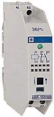 Schneider Electric - 8 Milliamp, NO/NC Configuration, Interface Relay Module - DIN Rail Mount, 23 to 104°F, 115 to 127 VAC - USA Tool & Supply