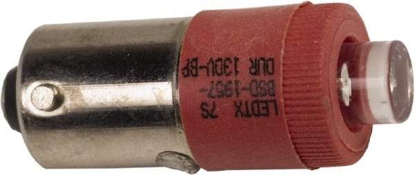 Schneider Electric - Pilot and Indicator Light Replacement LED - Red, 120 VAC, 120 VDC - USA Tool & Supply
