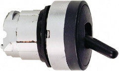 Schneider Electric - 22mm Mount Hole, 2 Position, Toggle Operated, Selector Switch - Black, Maintained (MA), Nonilluminated, Shock, Vibration and Water Resistant - USA Tool & Supply
