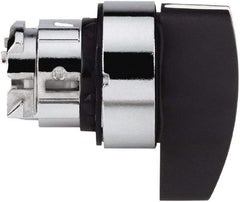 Schneider Electric - 22mm Mount Hole, 3 Position, Handle Operated, Selector Switch - Black, Maintained (MA), Nonilluminated, Shock, Vibration and Water Resistant - USA Tool & Supply