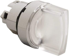 Schneider Electric - 22mm Mount Hole, 2 Position, Handle Operated, Selector Switch - White, Maintained (MA), Illuminated, Shock, Vibration and Water Resistant - USA Tool & Supply