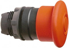 Schneider Electric - 22mm Mount Hole, Extended Mushroom Head, Pushbutton Switch Only - Round, Red Pushbutton, Maintained (MA), Momentary (MO) - USA Tool & Supply