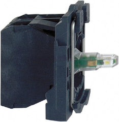 Schneider Electric - 24 V White Lens LED Indicating Light - Screw Clamp Connector, Vibration Resistant - USA Tool & Supply