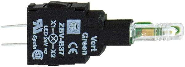 Schneider Electric - White Lens LED Indicating Light - USA Tool & Supply