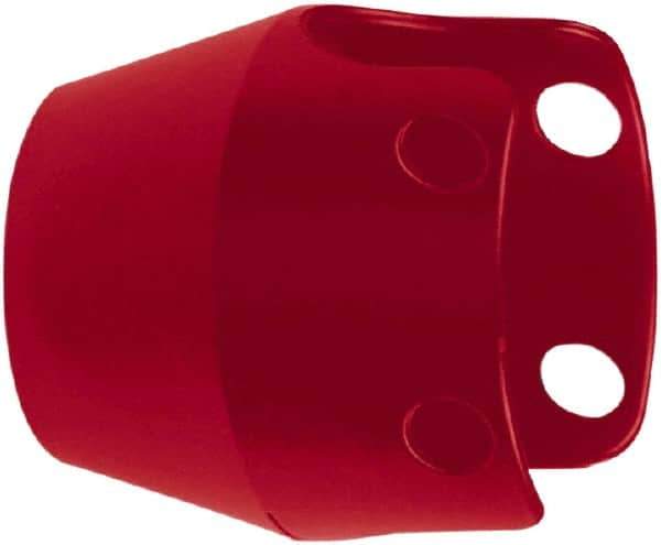 Schneider Electric - Extended Mushroom Head Pushbutton Switch Guard - Red - USA Tool & Supply