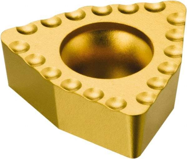 Sandvik Coromant - WCMX5 51 Grade 235 Carbide Indexable Drill Insert - TiCN/TiN Finish, Trigon, 5/16" Inscribed Circle - USA Tool & Supply