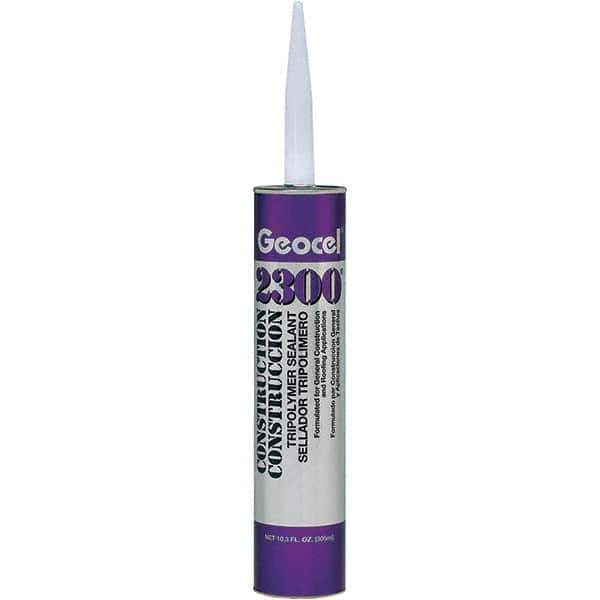 Geocel - 10.3 oz Tube White Tripolymer Sealant - Outdoor - USA Tool & Supply