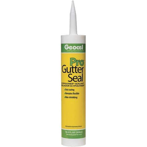 Geocel - 10.3 oz Cartridge White Scypolymer Seam Sealant - Outdoor - USA Tool & Supply