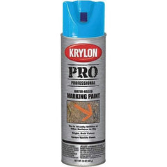Krylon - 15 fl oz Yellow Marking Paint - Water Base Formula - USA Tool & Supply