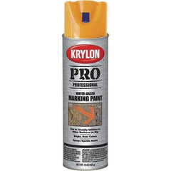 Krylon - 15 fl oz Orange Marking Paint - Water Base Formula - USA Tool & Supply