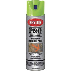 Krylon - 15 fl oz Green Marking Paint - Solvent Base Formula - USA Tool & Supply