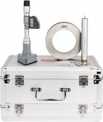 SPI - 3" to 3-1/2", IP65, Carbide Face Chrome Plated Finish, Electronic Inside Micrometer - 0.00005" Resolution, 0.0002" Accuracy, 114" Gage Depth - USA Tool & Supply