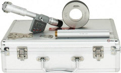 SPI - 1.2" to 1.6", IP65, Carbide Face Chrome Plated Finish, Electronic Inside Micrometer - 0.00005" Resolution, 0.00016" Accuracy, 97" Gage Depth - USA Tool & Supply