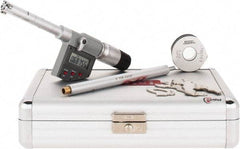 SPI - 0.5" to 0.65", IP65, Carbide Face Chrome Plated Finish, Electronic Inside Micrometer - 0.00005" Resolution, 0.00016" Accuracy, 80" Gage Depth - USA Tool & Supply