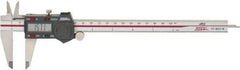 SPI - 0 to 200mm Range, 0.01mm Resolution, Electronic Caliper - Stainless Steel with 50mm Stainless Steel Jaws, 0.0015" Accuracy, Micro USB Output - USA Tool & Supply