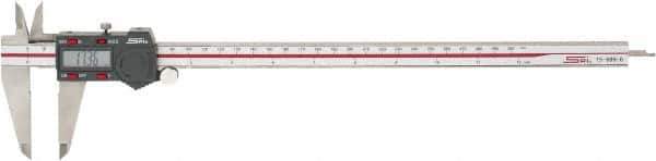 SPI - 0 to 300mm Range, 0.01mm Resolution, Electronic Caliper - Stainless Steel with 60mm Stainless Steel Jaws, 0.0015" Accuracy - USA Tool & Supply