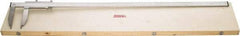 SPI - 0 to 1,500mm Stainless Steel Vernier Caliper - 0.02mm Graduation, 200mm Jaw Depth, 0.11mm Accuracy - USA Tool & Supply