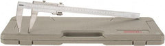 SPI - 0 to 300mm Stainless Steel Vernier Caliper - 0.02mm Graduation, 75mm Jaw Depth, 0.04mm Accuracy, Includes NIST Traceability Certificate - USA Tool & Supply