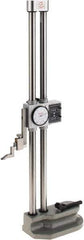 SPI - 18" Stainless Steel Dial Height Gage - 0.001" Graduation, Accurate to 0.002", Dial and Counter Display - USA Tool & Supply