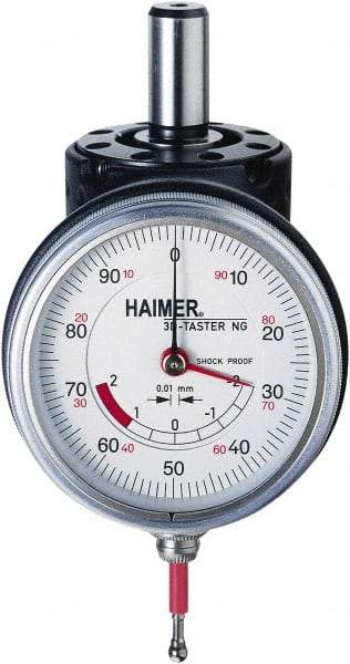 HAIMER - Positioning Indicators Type: Dial Positioning Indicator Point Diameter (mm): 4.00 - USA Tool & Supply