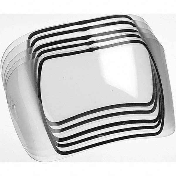 Optrel - 1 5-Piece 7-1/4 x 4-1/4 x 0.39" Polycarbonate Welding Helmet Front Cover Lens - USA Tool & Supply