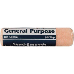 Rubberset - 3/8" Nap, 9" Wide Paint Roller Cover - Semi-Smooth Texture, Polyester - USA Tool & Supply