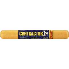 Purdy - 3/8" Nap, 18" Wide Paint Roller Cover - Smooth to Semi-Smooth Texture, Polyester - USA Tool & Supply