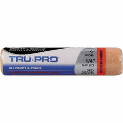 Bestt-Liebco - 1/4" Nap, 9" Wide Paint Roller Cover - Very Smooth Texture, Woven - USA Tool & Supply