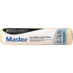 Bestt-Liebco - 3/4" Nap, 12" Wide Paint Roller Cover - Smooth Texture, Polyester - USA Tool & Supply