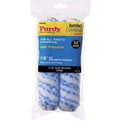 Purdy - 1/2" Nap, 6-1/2" Wide Paint Roller Cover - Semi-Smooth Texture, Woven - USA Tool & Supply