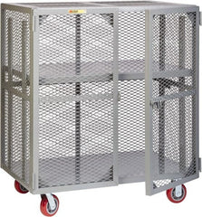 Little Giant - 2 Door, 2 Tier, Mobile Storage Locker - USA Tool & Supply