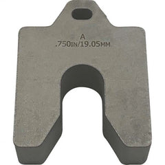 Maudlin Products - Metal Shim Stock Type: Slotted Shim Material: Stainless Steel - USA Tool & Supply