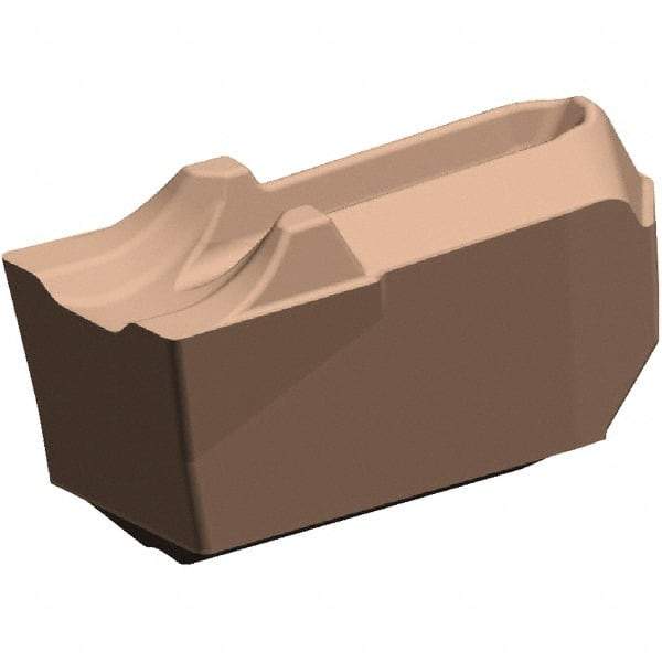 Kennametal - EC-U8 CR KCU25 Grade, 0.315" Cutting Width, Carbide Cutoff Insert - 0° Neutral Lead Angle, 0.016" Cnr Rad, TiOCN Coated, Single End - USA Tool & Supply