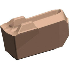 Kennametal - EC-U2 CL KCU25 Grade, 0.0787" Cutting Width, Carbide Cutoff Insert - 0° Neutral Lead Angle, 0.008" Cnr Rad, TiOCN Coated, Single End - USA Tool & Supply