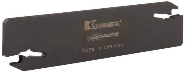 Kennametal - 1.022" Blade Height, 0.158" Blade Width, 4.341" OAL, Neutral Cut, Double End Indexable Cut-Off Blade - EVBS Blade, Beyond Evolution Series - USA Tool & Supply