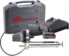 Ingersoll-Rand - 6,250 Max psi, Flexible Battery-Operated Grease Gun - 14 oz (Cartridge) Capacity, Includes Battery & Battery Charger - USA Tool & Supply