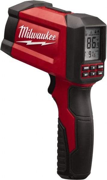 Milwaukee Tool - -40 to 800°C (-40 to 1472°F) Laser - 30:1 Distance to Spot Ratio - USA Tool & Supply