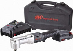 Ingersoll-Rand - 1/2" Drive 20 Volt Angled Cordless Impact Wrench & Ratchet - 1,900 RPM, 3,000 BPM, 180 Ft/Lb Torque, 1 Lithium-Ion Battery Included - USA Tool & Supply