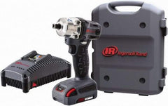 Ingersoll-Rand - 1/2" Drive 20 Volt Pistol Grip Cordless Impact Wrench & Ratchet - 1,900 RPM, 2,900 BPM, 160 Ft/Lb Torque, 1 Lithium-Ion Battery Included - USA Tool & Supply