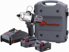 Ingersoll-Rand - 1/2" Drive 20 Volt Pistol Grip Cordless Impact Wrench & Ratchet - 1,900 RPM, 2,300 BPM, 780 Ft/Lb Torque, 2 Lithium-Ion Batteries Included - USA Tool & Supply