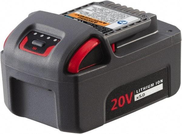 Ingersoll-Rand - 20 Volt Lithium-Ion Power Tool Battery - 5 Ahr Capacity, 170 min Charge Time, Series IQV - USA Tool & Supply