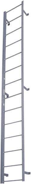 Cotterman - 99" 9 Step Fixed Ladder - Dock Ladder, 300 Lb Capacity, 21" Base Width x 9" Base Depth - USA Tool & Supply